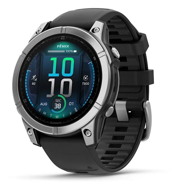 Fenix E Digital 47 mm  Smartwatch Rund  (Edelstahl) 