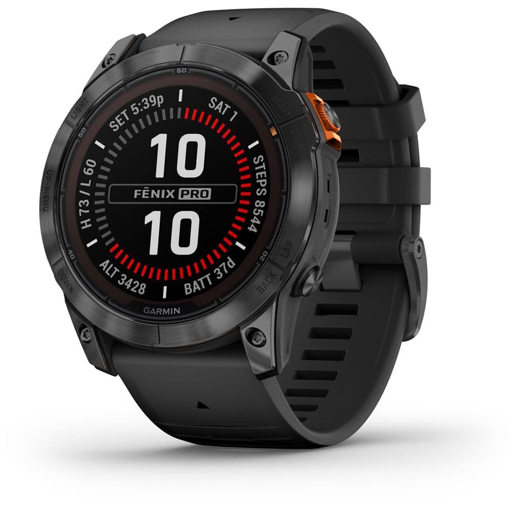 Fēnix 7X Pro Digital 51 mm Smartwatch Rund (Grau) 