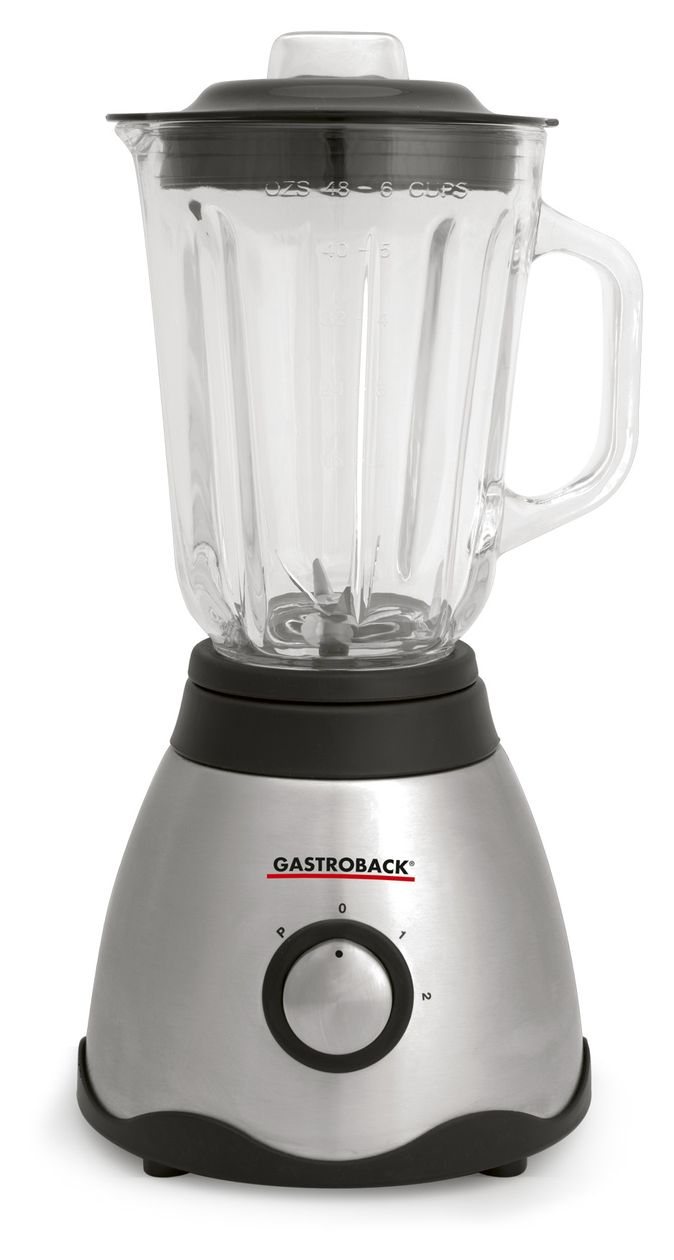 40999 Vital Mixer 1,5 l Standmixer 2 Geschwindigkeiten 850 W  (Schwarz, Edelstahl) 