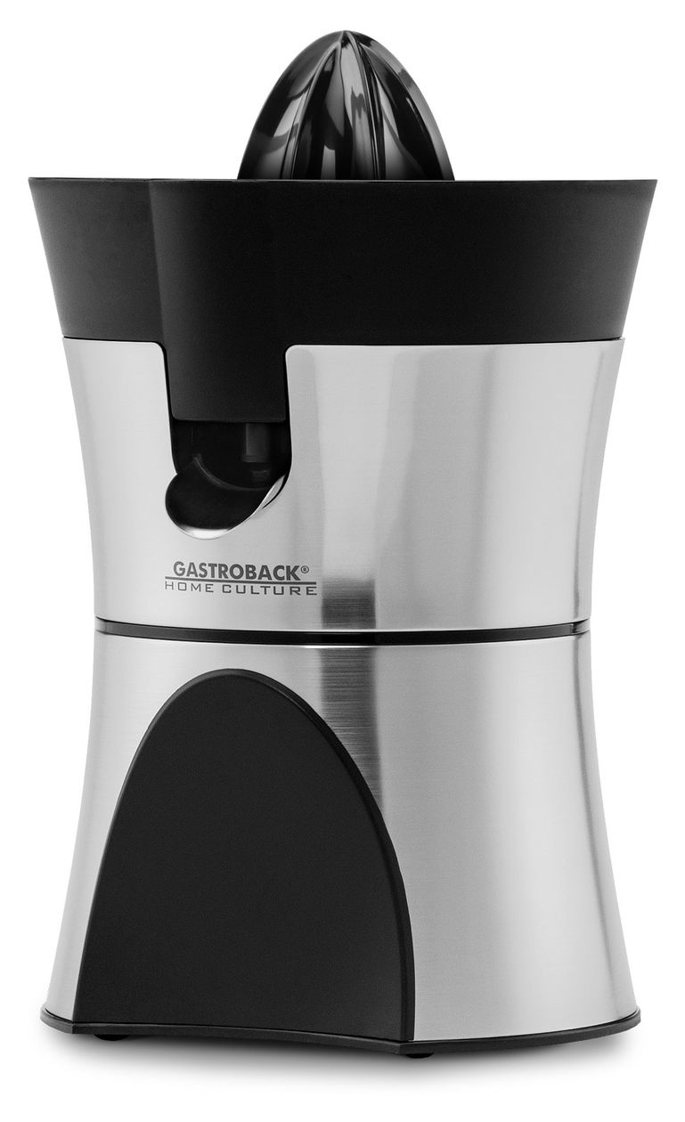 41138 Home Culture Zitruspresse 100 W  (Schwarz, Edelstahl) 