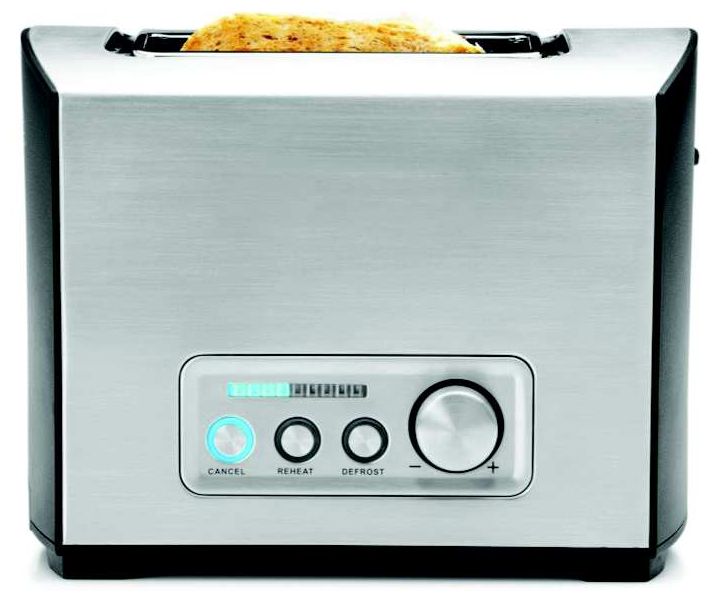 42397 Design Pro Toaster 950 W 2 Scheibe(n) 9 Stufen (Schwarz, Edelstahl) 