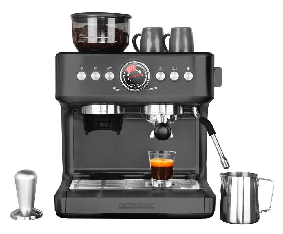 42627 Design Advanced Urban Duo Siebträger Kaffeemaschine 15 bar 3000 W  (Schwarz) 