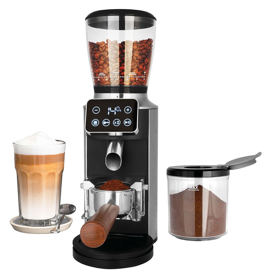 42644 Pro Touch 30 Kaffeemühle für 300 g 150 W (Schwarz, Transparent) 