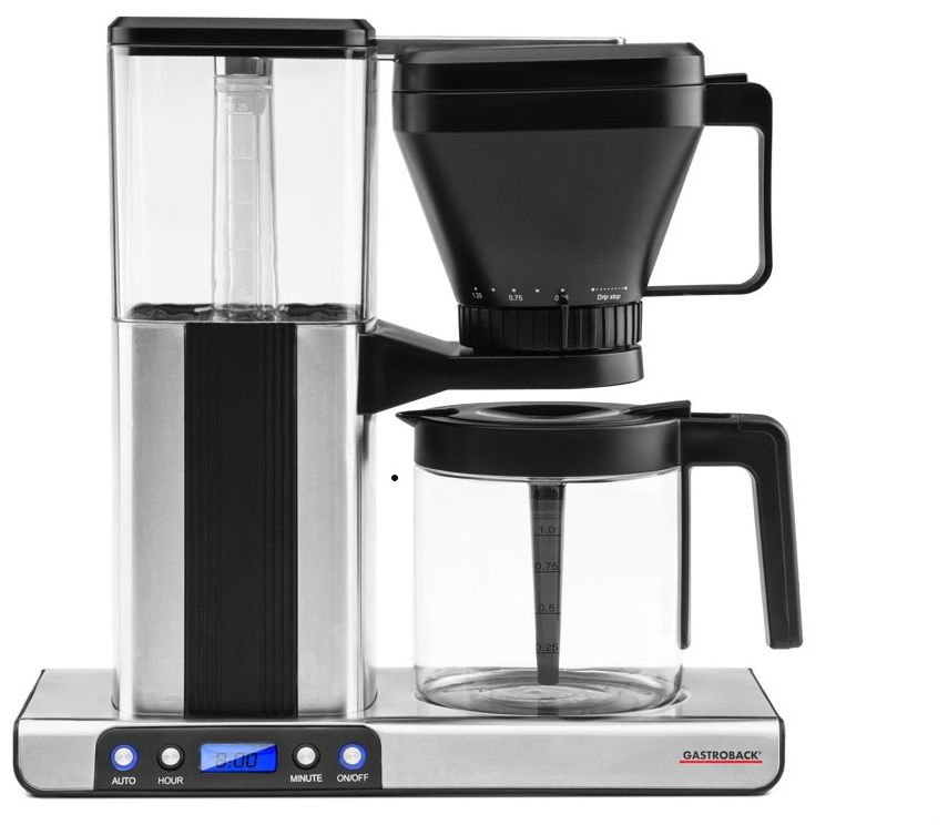 42706 Design Brew Advanced 10 Tassen Filterkaffeemaschine 1,2 l (Schwarz, Edelstahl) 