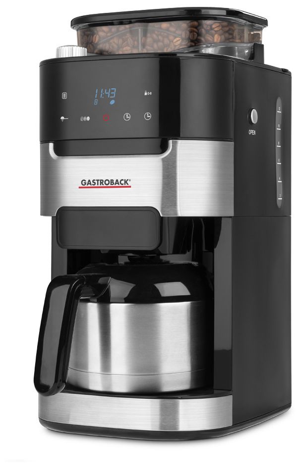 42711s Grind & Brew Pro Thermo 8 Tassen Filterkaffeemaschine 1,0 l (Schwarz, Edelstahl) 