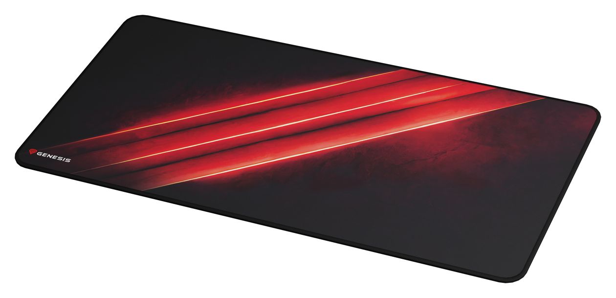 Carbon 500 Maxi Flash G2 Mauspad  (Schwarz, Rot) 