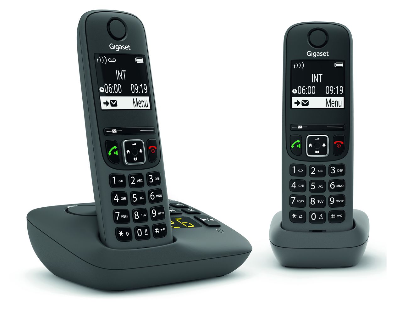 AE690A Duo Analoges/DECT-Telefon  (Anthrazit) 