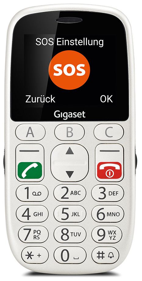 GL390 2G Smartphone 5,59 cm (2.2 Zoll) 0,3 MP Dual Sim (Weiß) 