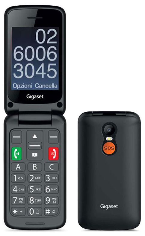 GL590 2G Smartphone 7,11 cm (2.8 Zoll) 0,3 MP Dual Sim (Schwarz) 