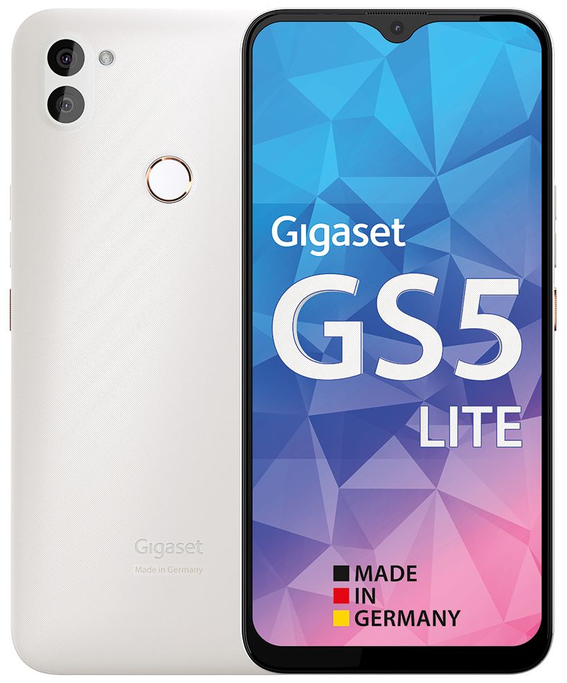 GS5 Lite 4G Smartphone 16 cm (6.3") 64 GB 2,0 GHz Android 48 MP Dual Kamera Dual Sim (White) 