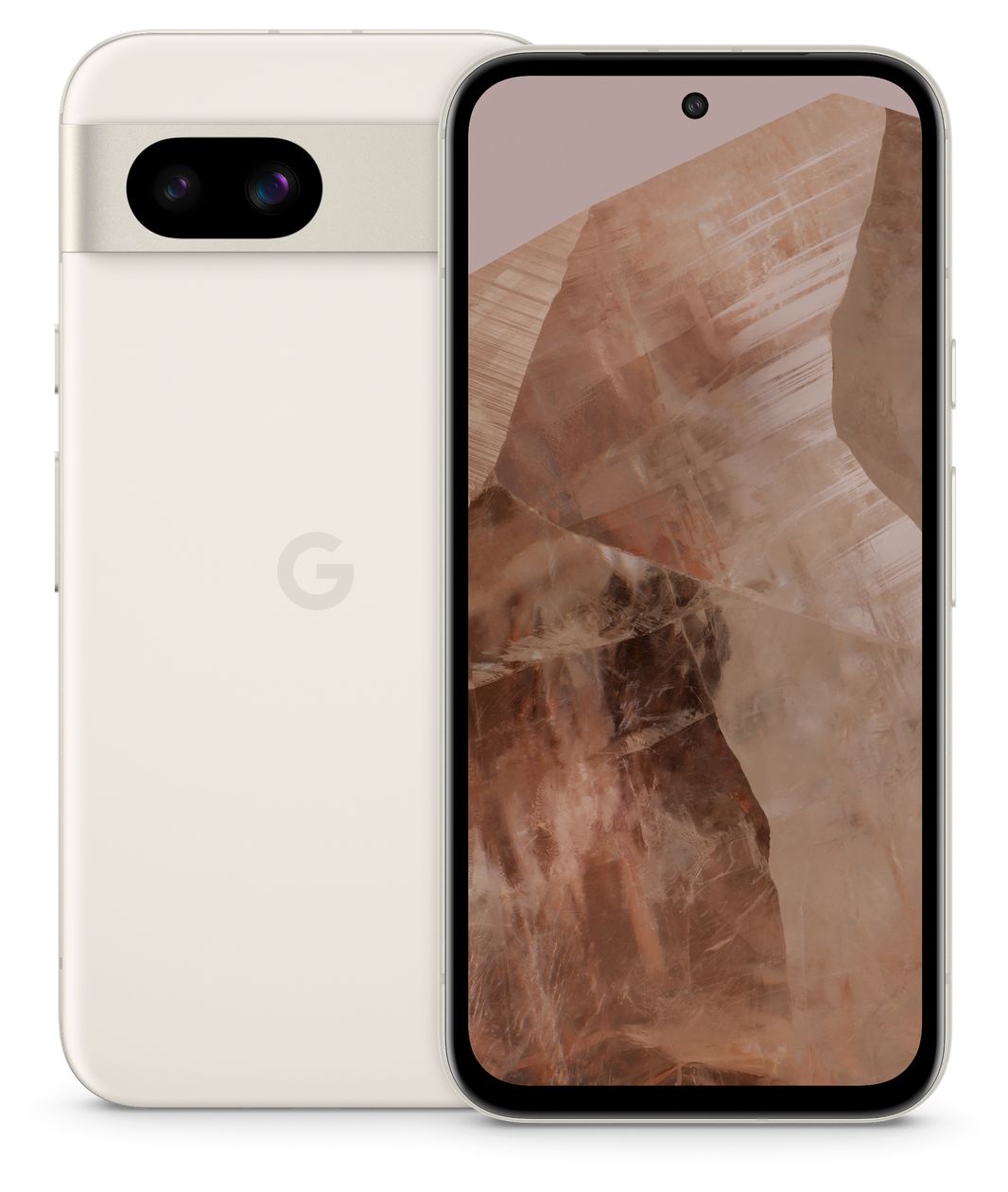 Pixel 8a 128 GB 5G Smartphone 15,5 cm (6.1 Zoll) Android 64 MP Dual Kamera Dual Sim (Weiß) 