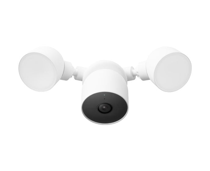Nest Cam Flutlicht 1920 x 1080 Pixel IP-Sicherheitskamera IP54 Innen & Außen Nachtsicht  (Weiß) 