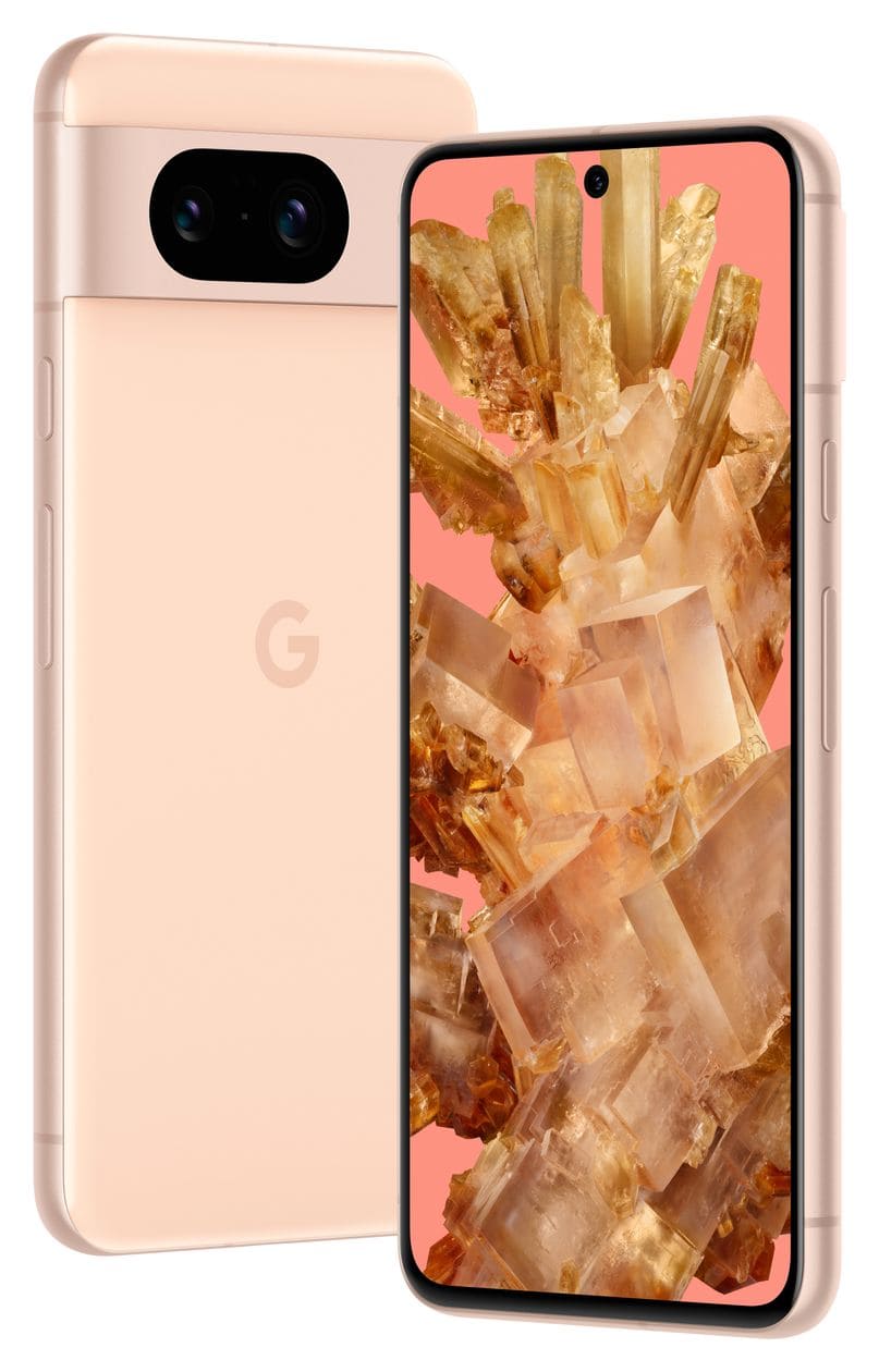Pixel 8 5G Smartphone 15,8 cm (6.2 Zoll) 256 GB Android 50 MP Dual Kamera Dual Sim (Rose) 