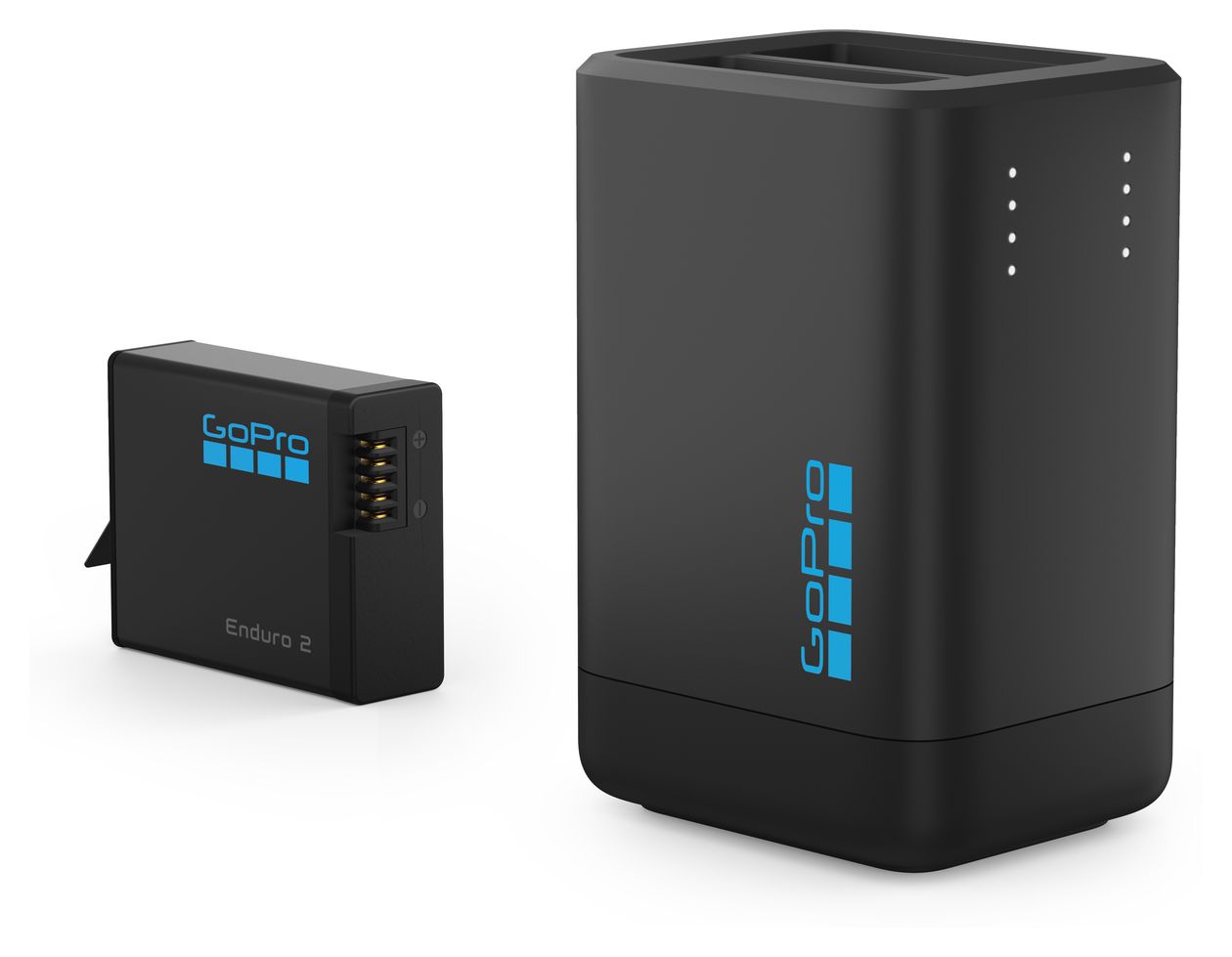 Dual Battery Charger + Enduro 2 Battery (MISSION 1 Series + HERO13 Black) 