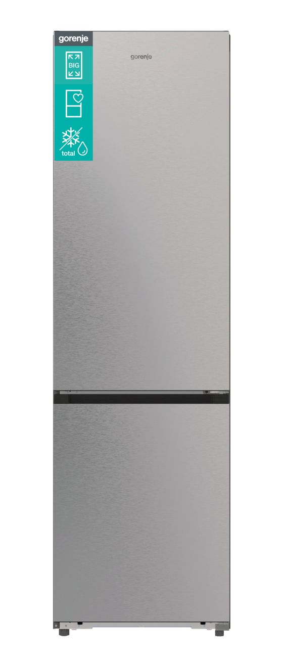 NRB620C6X4WFE 283 l / 130 l Kühl-Gefrierkombi freistehend NoFrost 182 kWh Jahr  (Edelstahl) 