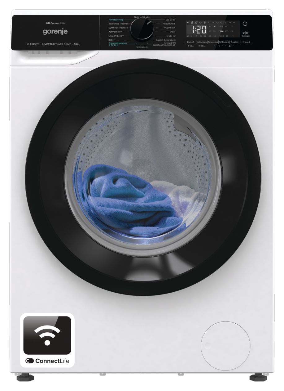 WD2PA964ADW1/DE 9 kg 6 kg Kondensations Waschtrockner 1400 U/min 