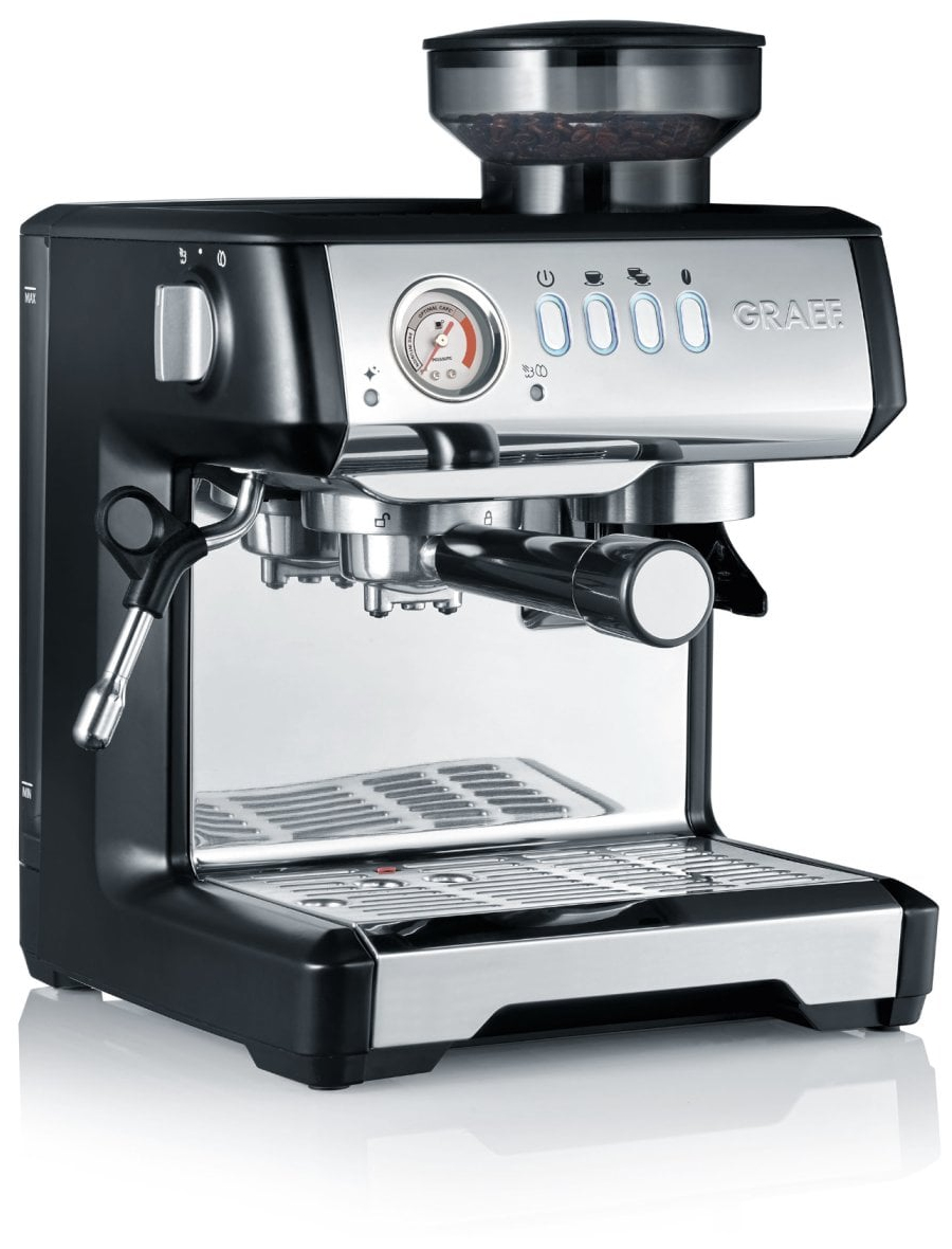 ESM802 Milegra Siebträger Kaffeemaschine 1600 W (Schwarz) 