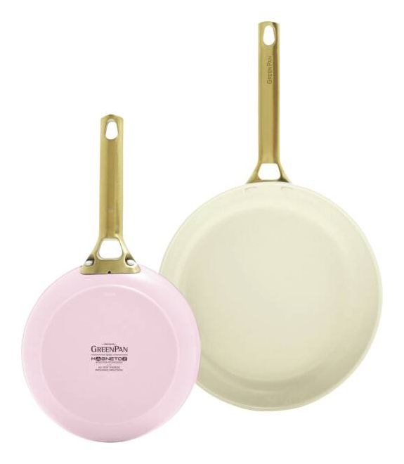 Padova Reserve Bratpfanne 2-er Set 20+26cm   (Grün, Pink) 