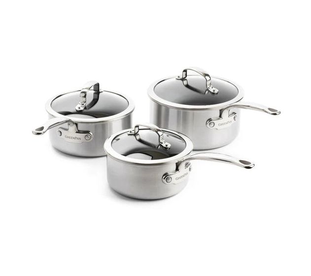 Premiere Stielkasserollenset 3-teilig   (Silber) 