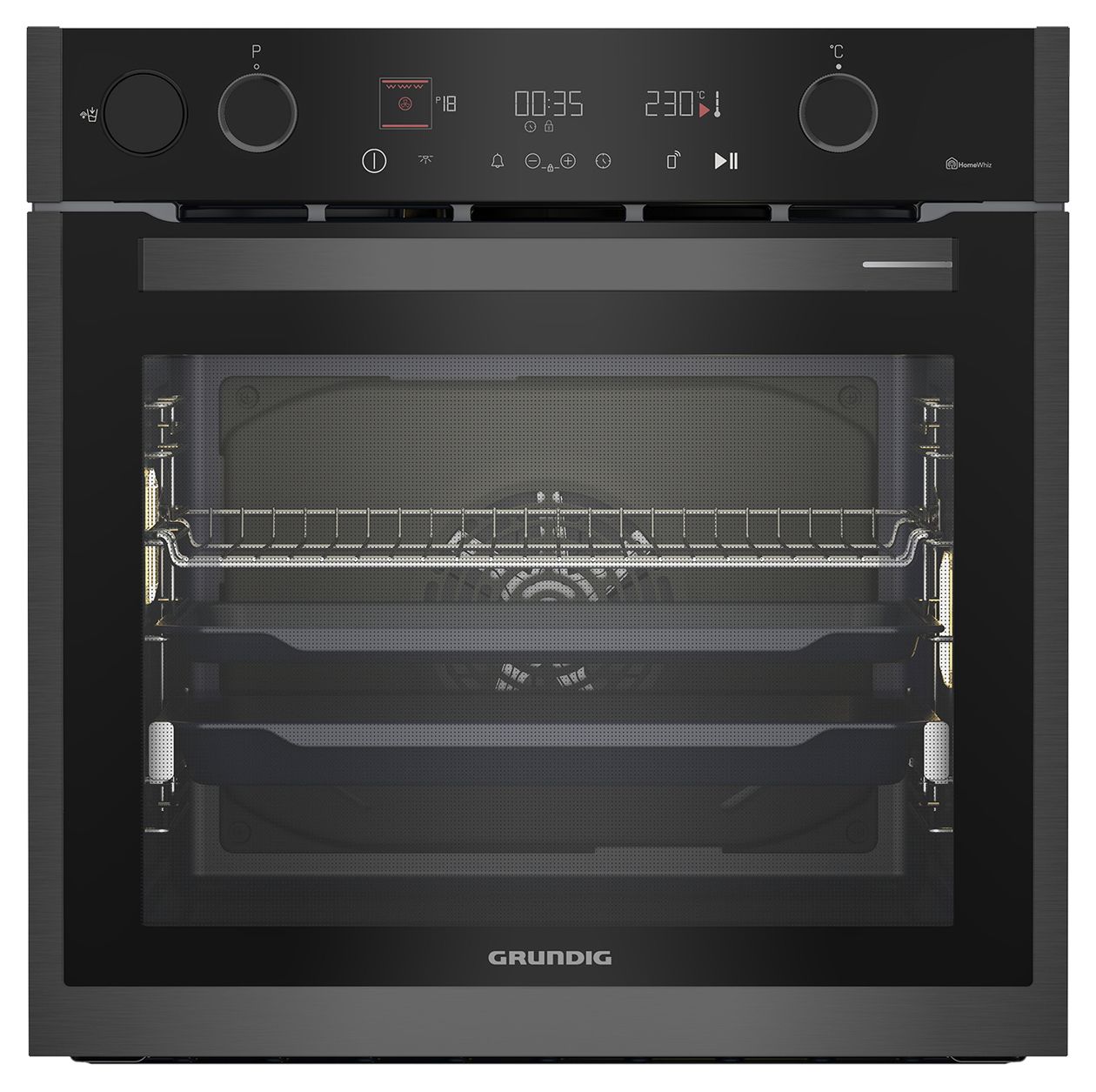 GEBD19401DXHI Einbaubackofen groß Dampfgaren AutoClean 