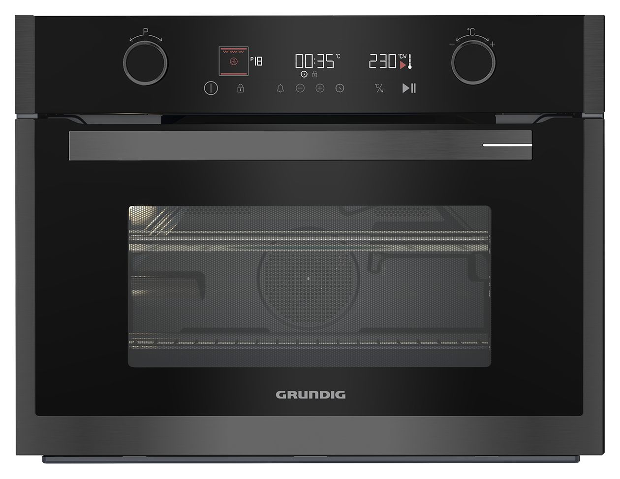 GEKW19400DX Einbaubackofen 48 l Mikrowelle 