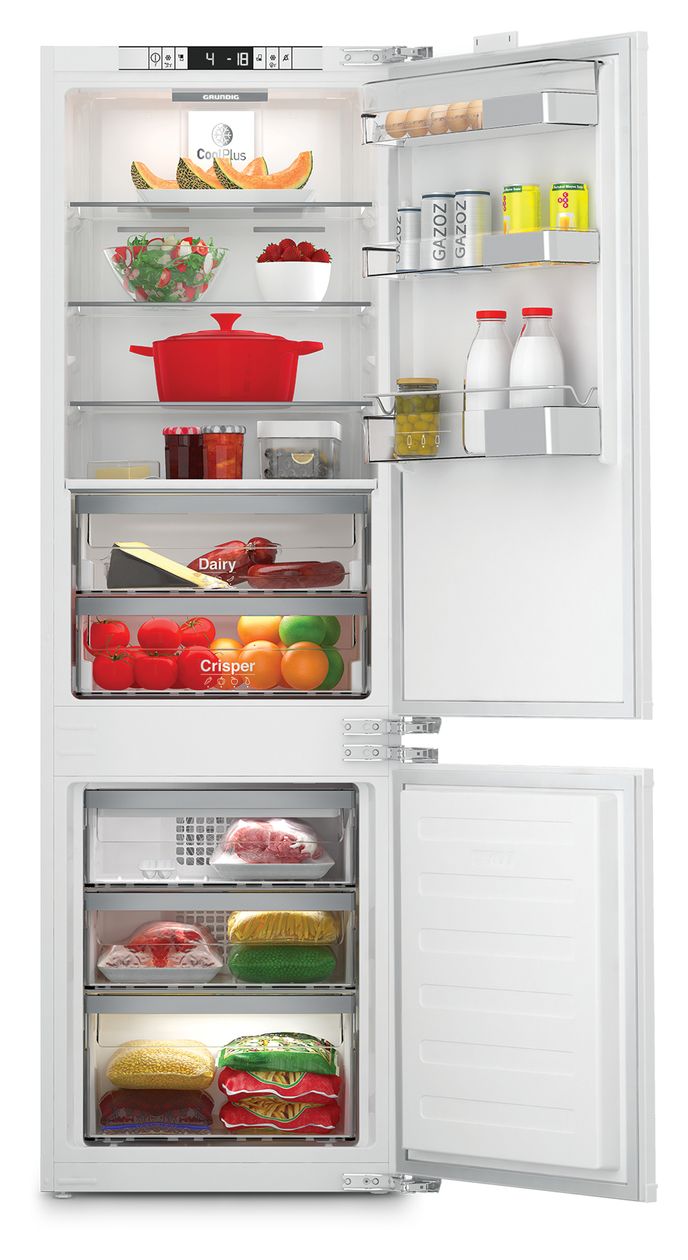 GKNI25752FN 125 l / 72 l Einbau Kühl-/Gefrierkombination 204 kWh NoFrost 