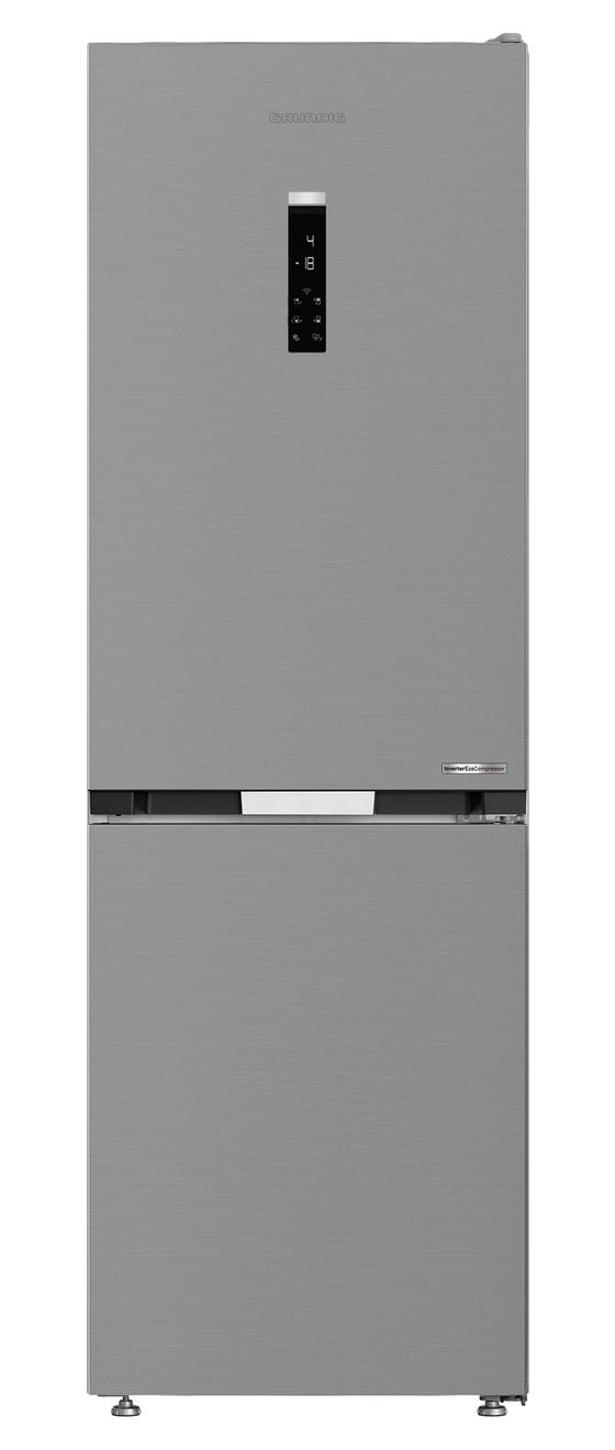 GKPN66840LXPW 210 l / 106 l Kühl-Gefrierkombi freistehend NoFrost 165 kWh Jahr  (Edelstahl) 