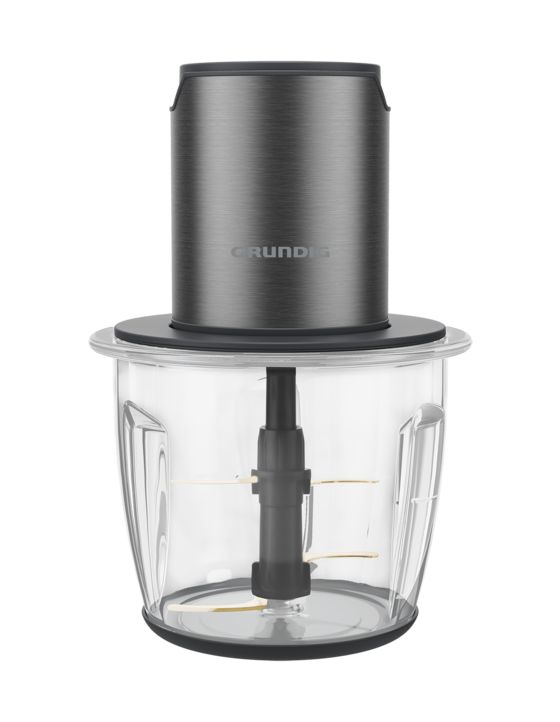 GMS3670 Delisia Novus Zerkleinerer 500 W 4 Klingen 1 l Glas Behälter  (Schwarz, Edelstahl) 