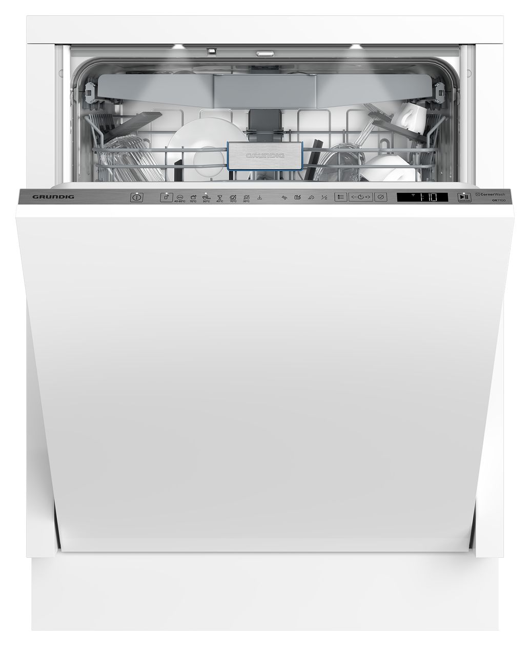 GNVP4510CW 60 cm Geschirrspüler vollintegriert (ohne Front) Sehr leise 14 Maßgedecke 