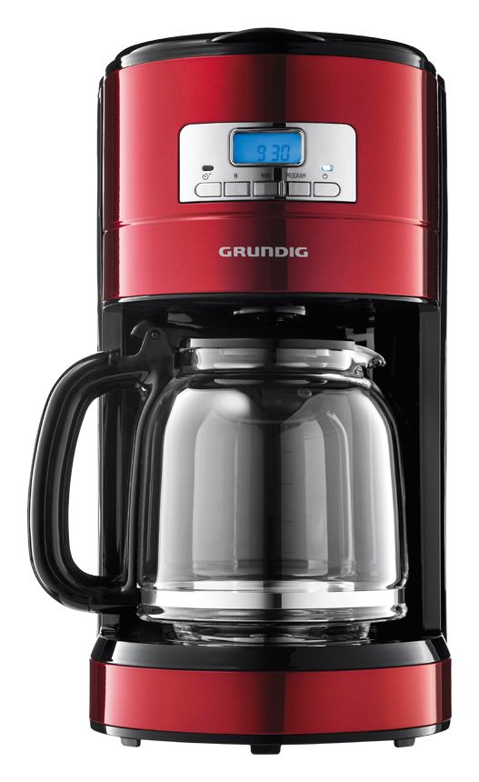 KM6330 Red Sense 12 Tassen Filterkaffeemaschine 1,8 l (Schwarz, Rot) 