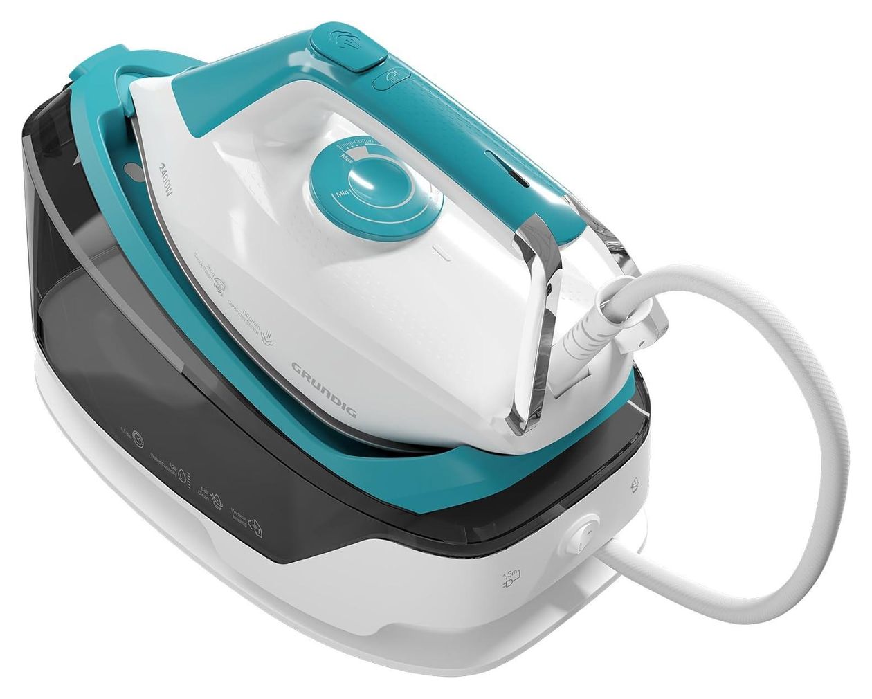 SIS6550 2400 W Dampfbügelstation 110 g/min  (Türkis, Weiß) 