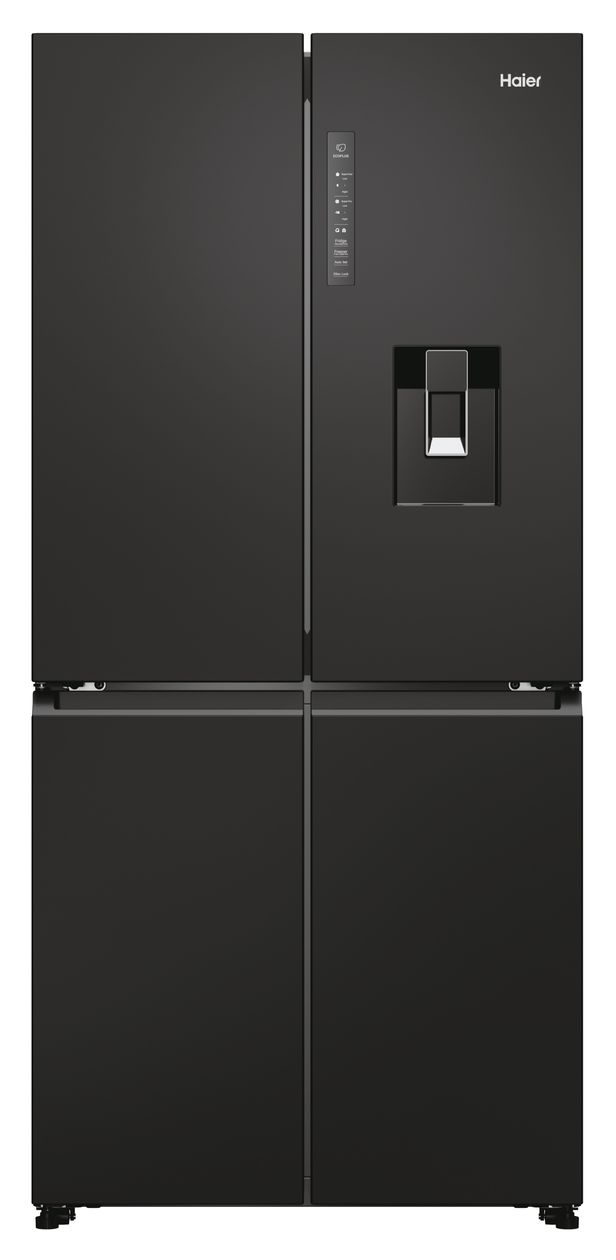 HCR7818DWPT Side-by-Side Kühl-/ Gefrierkombination 307 l / 156 l 232 kWh NoFrost 1815 mm x 833 mm  (Schwarz) 