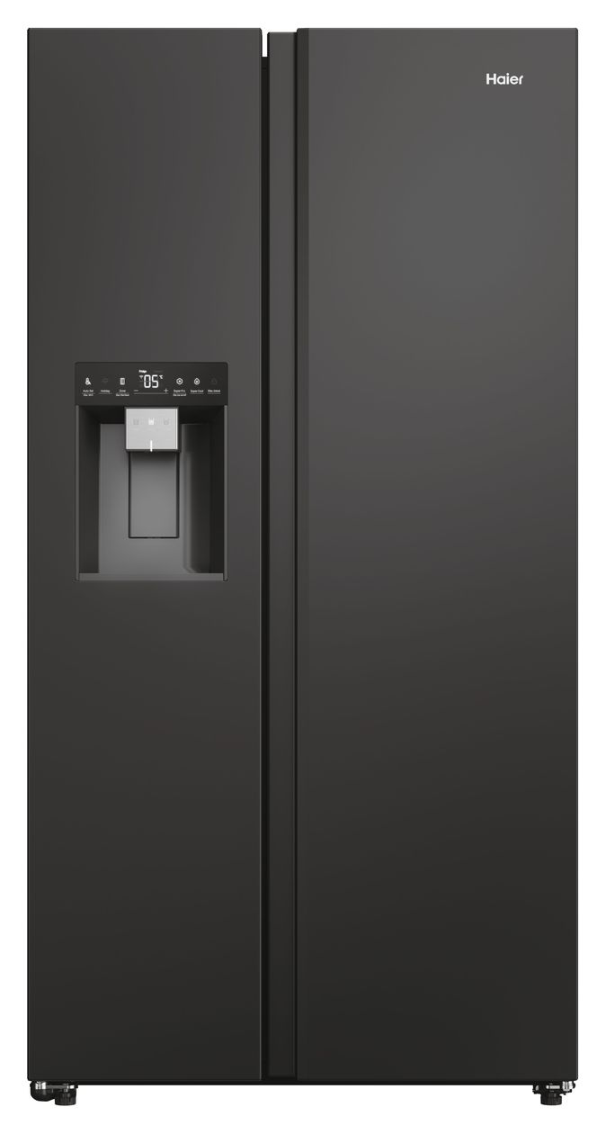 HSW59F18EIPT Side-by-Side Kühl-/ Gefrierkombination 391 l / 210 l 334 kWh NoFrost 1775 mm x 905 mm  (Schwarz) 