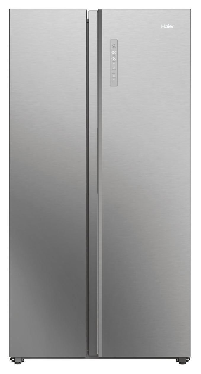 HSW79F18ANMM Side-by-Side Kühl-/ Gefrierkombination 391 l / 220 l 143 kWh NoFrost 1775 mm x 726 mm  (Platin, Edelstahl) 