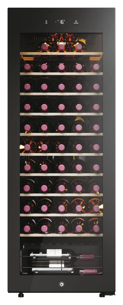 HWS58GGH1 Weinkühler Freistehend EEK: D 1 Zonen 58 Flasche(n) 