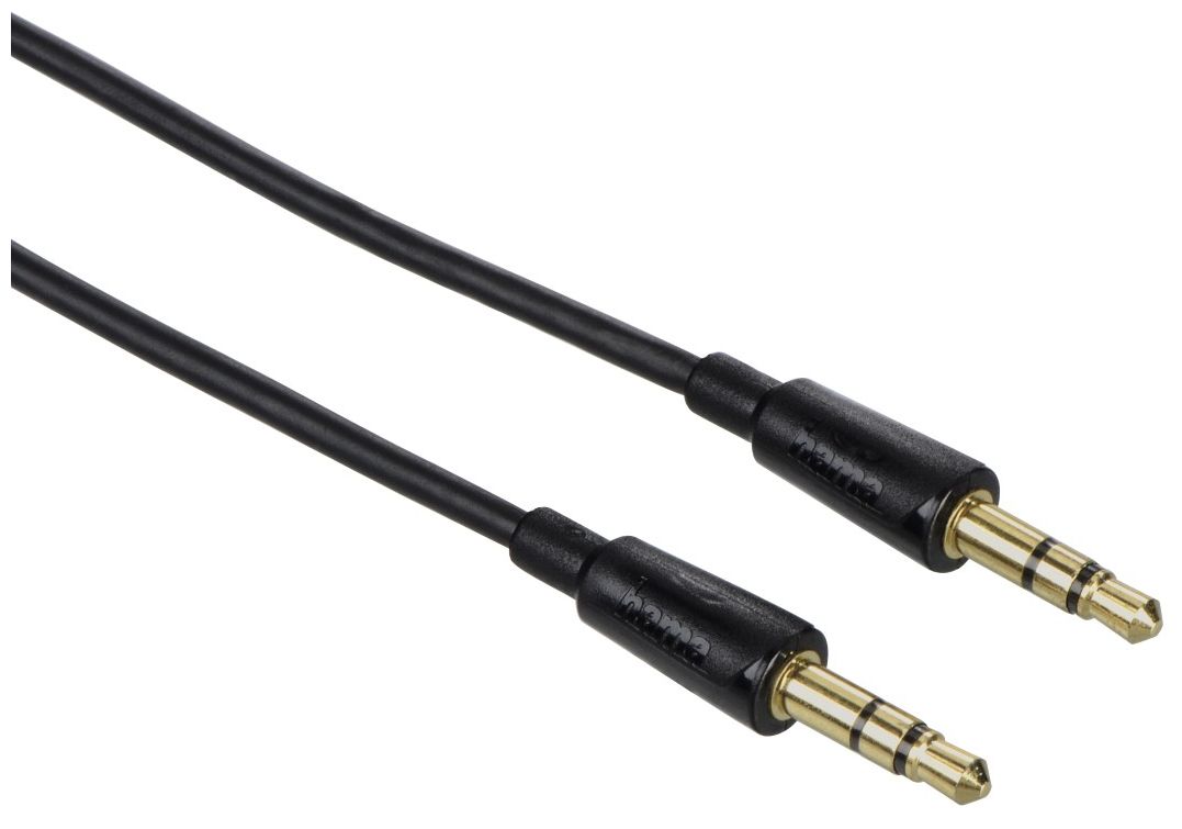 00181504 Audio-Kabel 3,5-mm-Klinken-Stecker - Stecker Stereo 0,5m 