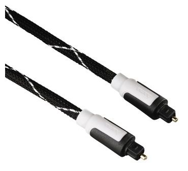 00030130 Audio-Lichtleiter-Kabel ODT-Stecker (Toslink) Gewebe 1,5 m 