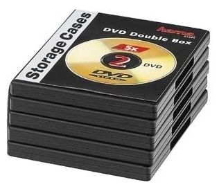 00051294 DVD-Doppel-Leerhülle Standard 5er-Pack 