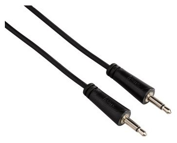00122316 Audio-Kabel 3,5-mm-Klinken-St. - 3,5-mm-Klinken-St. Mono 1,5 m 