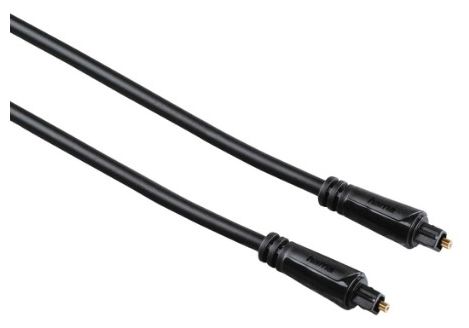 00122337 Audio-Lichtleiter-Kabel ODT-Stecker (Toslink) vergoldet 0,3m 