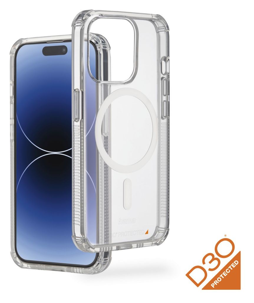 136019 Extreme Protect Cover für Apple iPhone 15 Pro (Transparent) 