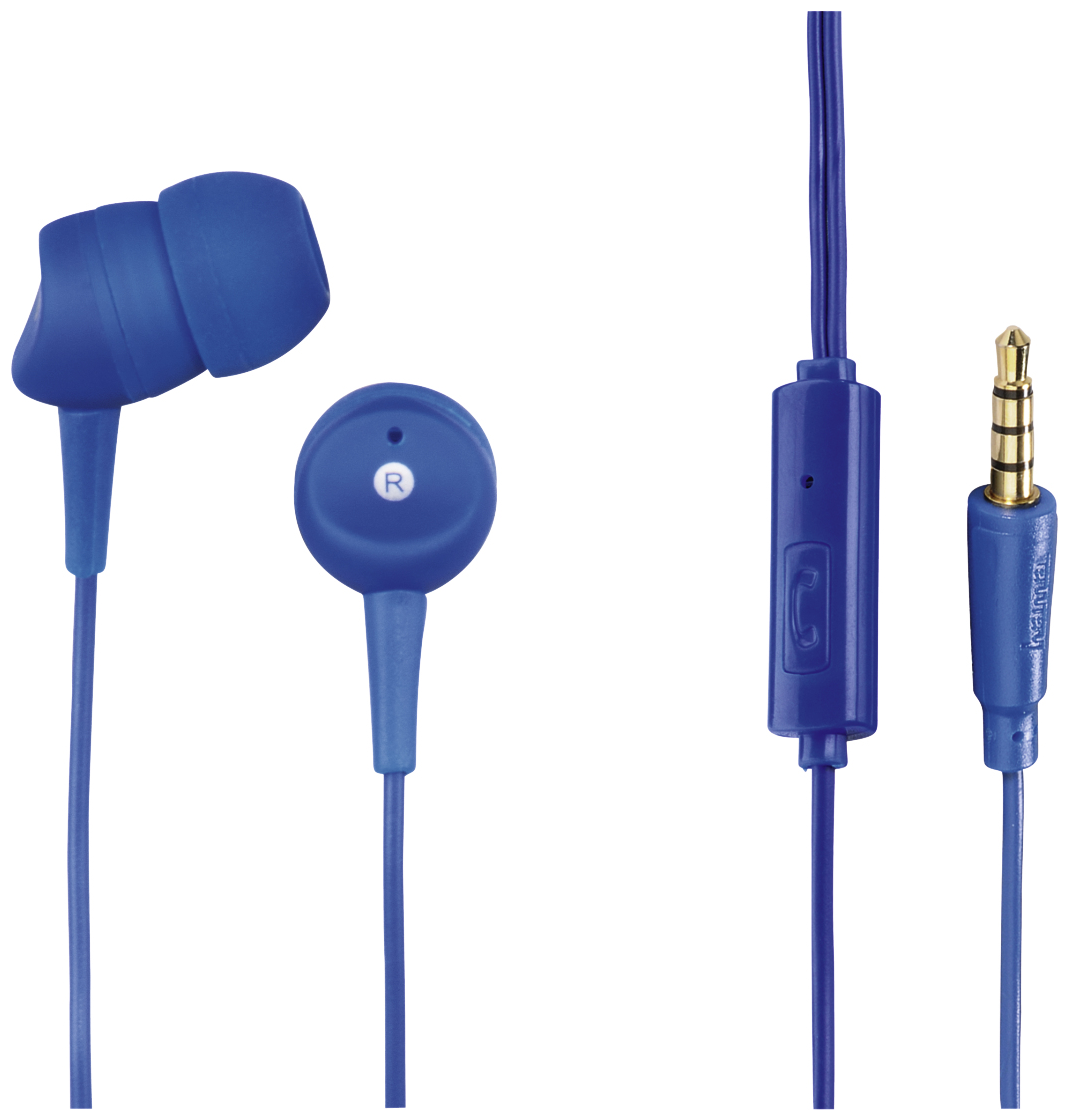 184043 Basic4Phone In-Ear Kopfhörer Kabelgebunden (Blau) 