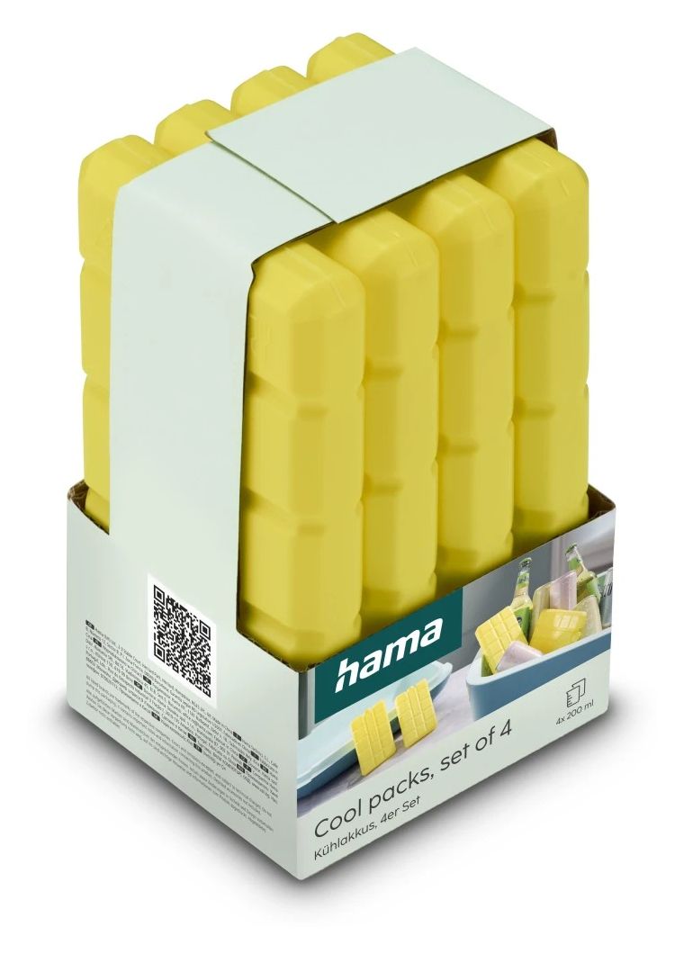 002920 Kühlakkus 4er Pack  (Gelb) 