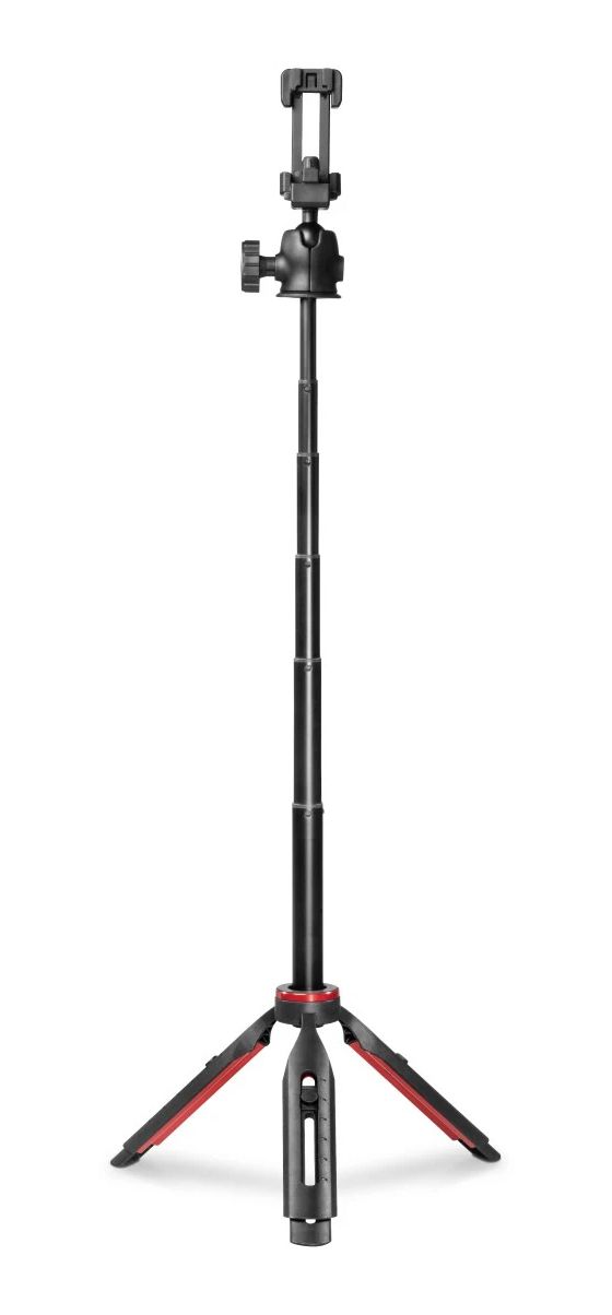 004679 Solid 80 Ball 3 Bein(e) Stativ Smartphone-/Digital-Kamera Bluetooth  (Schwarz) 