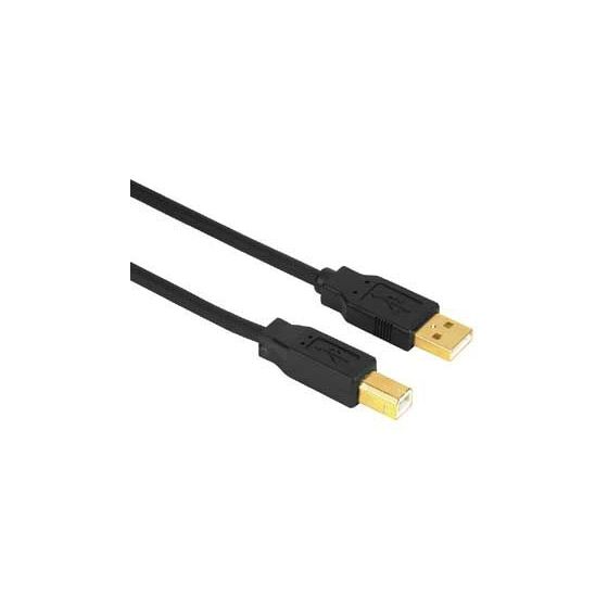 029767 Stecker USB 2.0 USB A auf USB B 3 m  (Schwarz) 