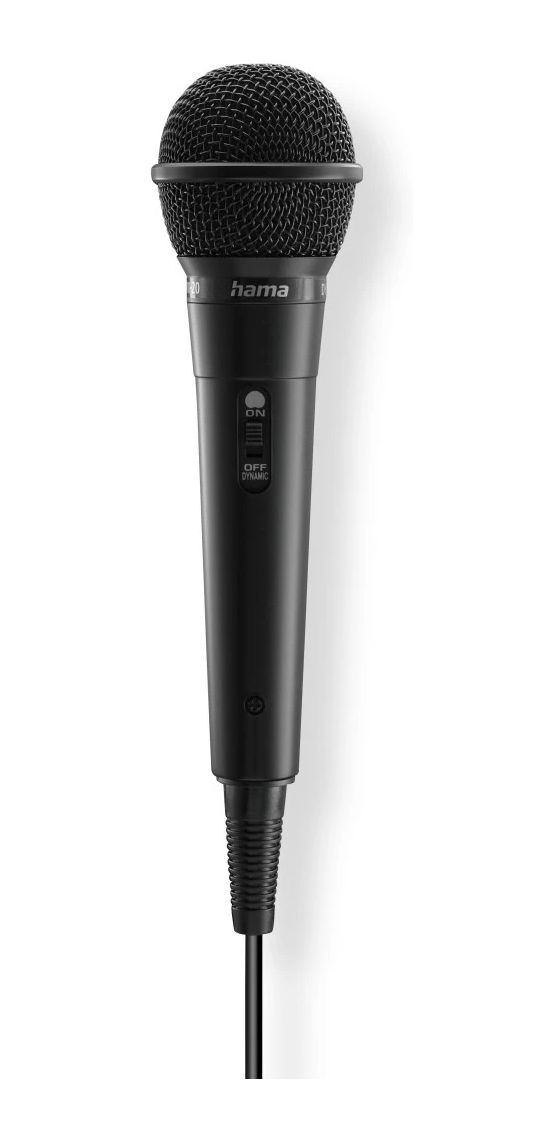 046000 Party kabelgebunden Dynamisches Mikrofon 3,5 mm (1/8")  (Schwarz) 