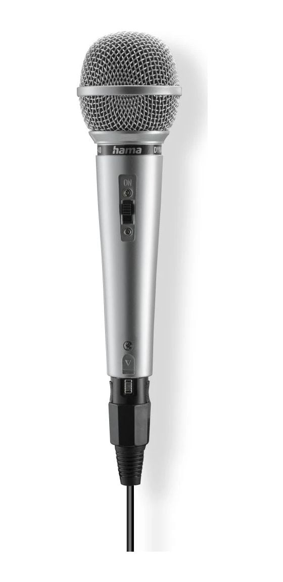 046004 Jam Star Kabelgebunden Karaoke-Mikrofon 3,5 mm (1/8")  Silber Kabelgebunden  (Silber) 