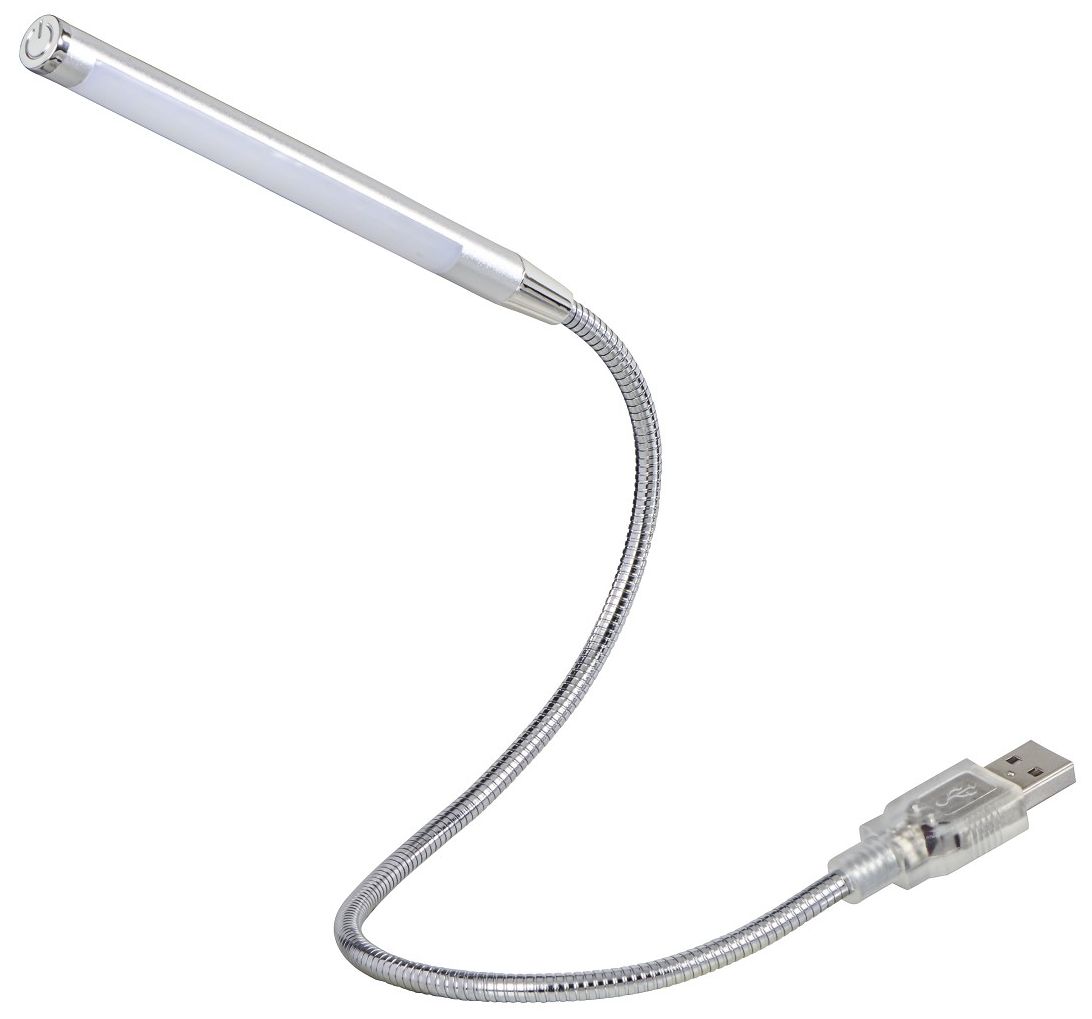 054118 Notebook-Licht "Schwanenhals" mit 10 LEDs dimmbar Touch-Sensor 
