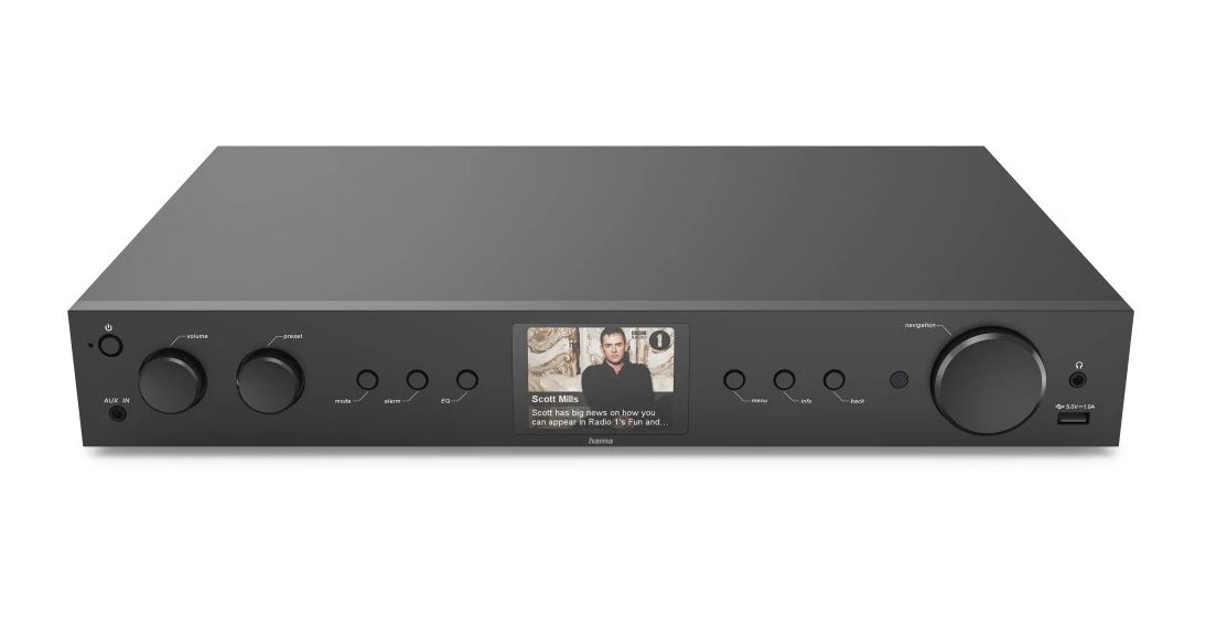 054256 DIT2105 Bluetooth DAB, DAB+, FM Radio Persönlich  (Schwarz) 