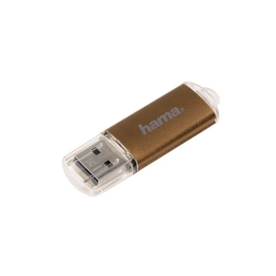 091076 Laeta USB Typ-A Stick 32 GB  (Braun, Transparent) 